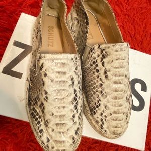 Sneak skin platform shoes